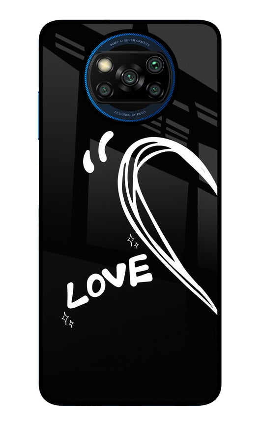 Love Line Poco X3/X3 Pro Glass Case