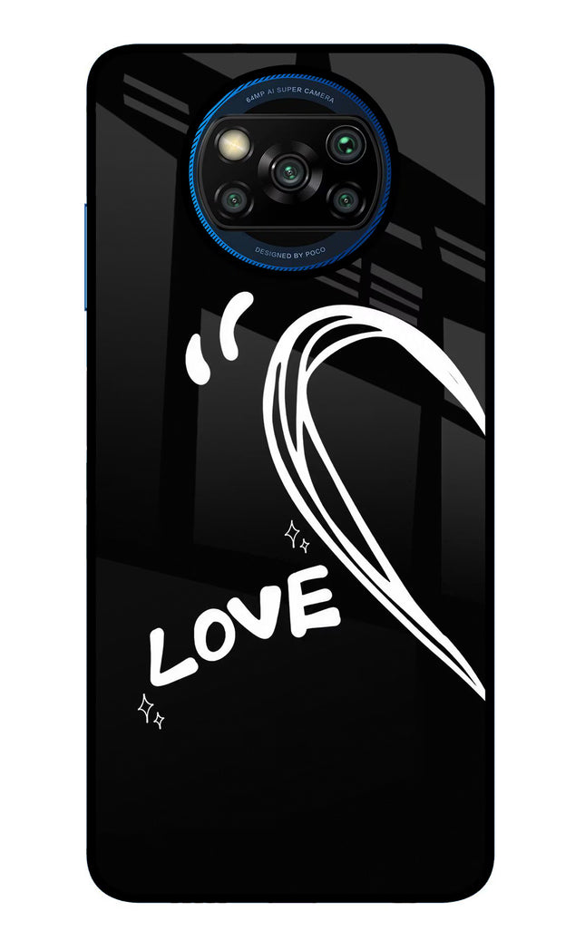 Love Line Poco X3/X3 Pro Glass Case