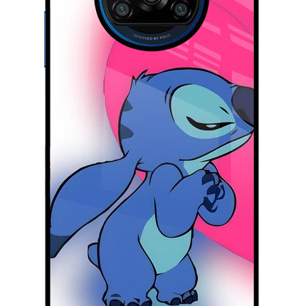 Stitch Hug Poco X3/X3 Pro Glass Case