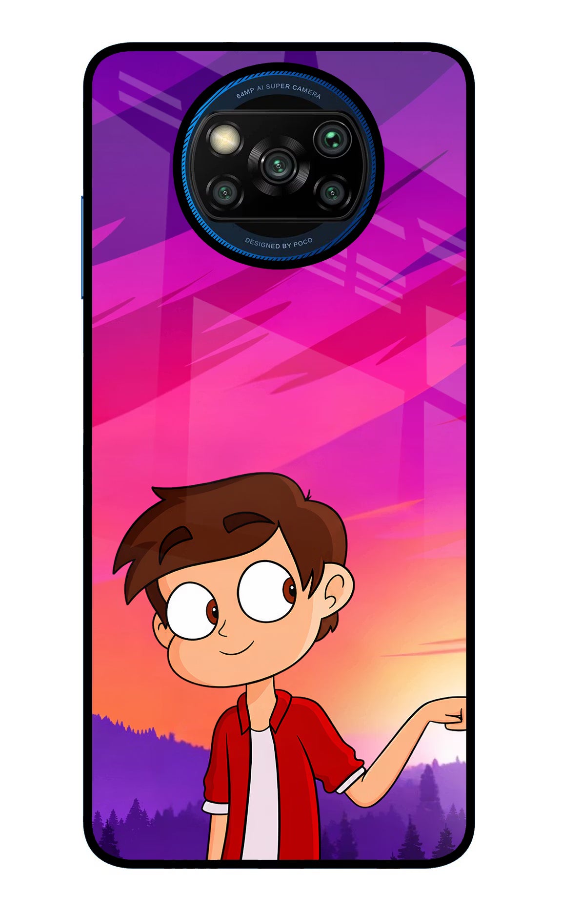 Marco Sunset Poco X3/X3 Pro Glass Case