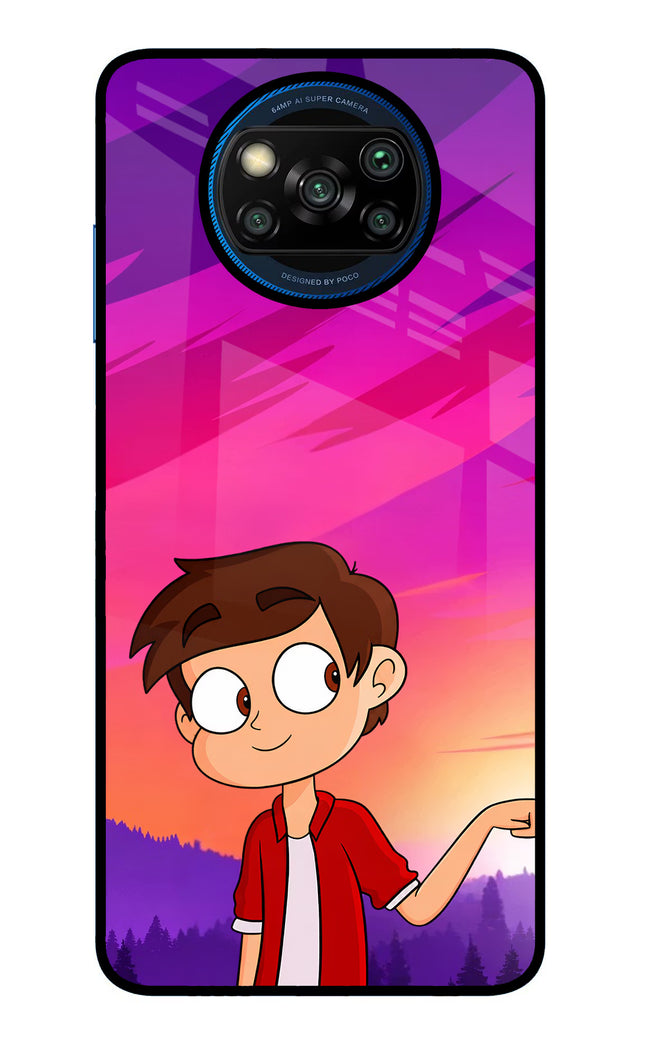 Marco Sunset Poco X3/X3 Pro Glass Case
