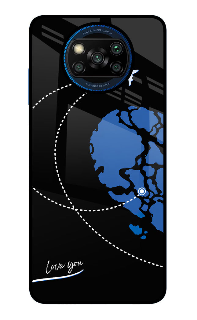 Love Orbit Poco X3/X3 Pro Glass Case