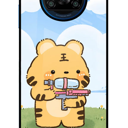 Tiger Treat Poco X3/X3 Pro Glass Case