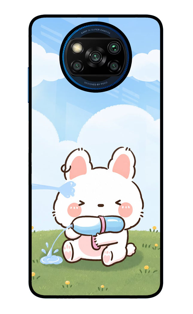 Bunny Treat Poco X3/X3 Pro Glass Case