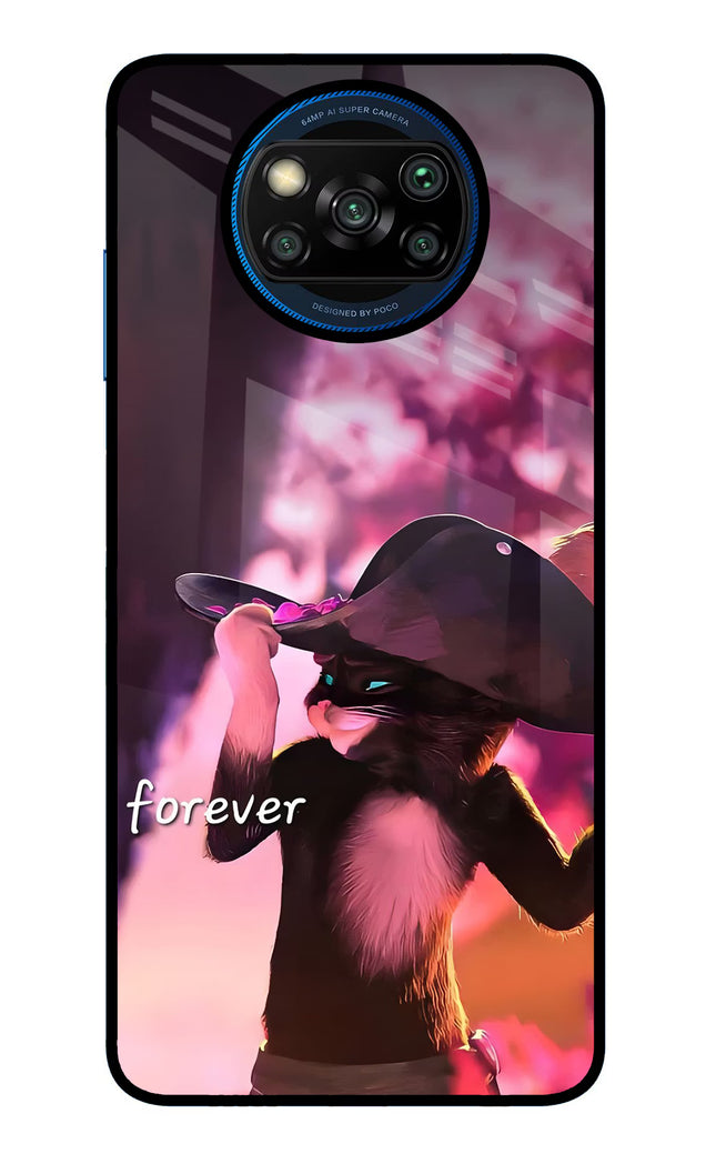 Forever Cat Poco X3/X3 Pro Glass Case