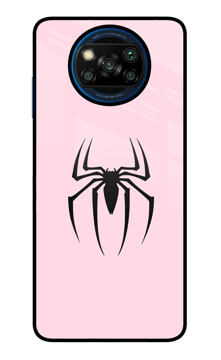 Peter Symbol Poco X3/X3 Pro Back Cover, Glass case