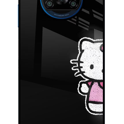 Kitty Charm Poco X3/X3 Pro Glass Case