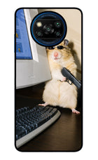 Hacker Hamster Poco X3/X3 Pro Glass Case
