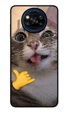 Silly Cat Call Poco X3/X3 Pro Glass Case