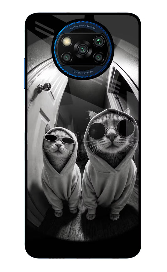 Hood Cats Poco X3/X3 Pro Glass Case