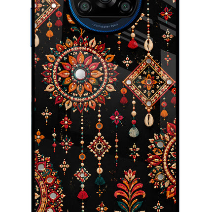 Boho Noir Poco X3/X3 Pro Glass Case