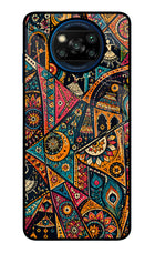 Folk Print Poco X3/X3 Pro Glass Case
