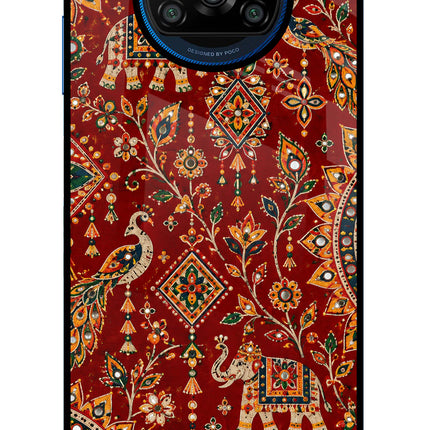 Laal Riwaaz Poco X3/X3 Pro Glass Case