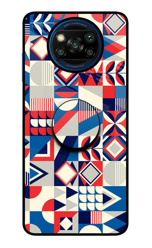 Colorful Pattern Poco X3/X3 Pro Glass Case