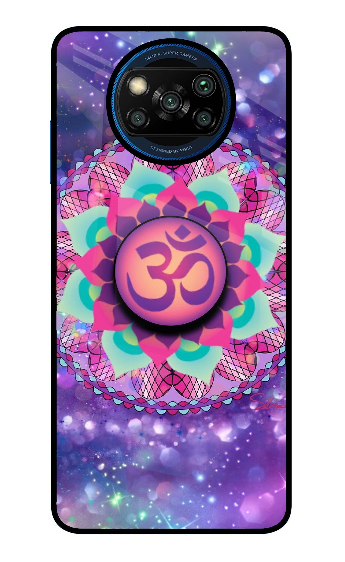 Om Purple Poco X3/X3 Pro Pop Case