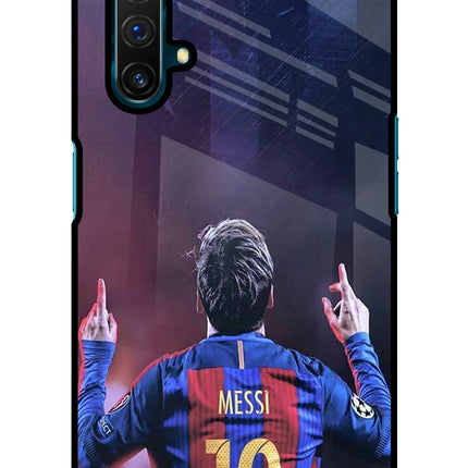 Messi Realme X3 Glass Case