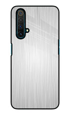 Wooden Grey Texture Realme X3 Glass Case