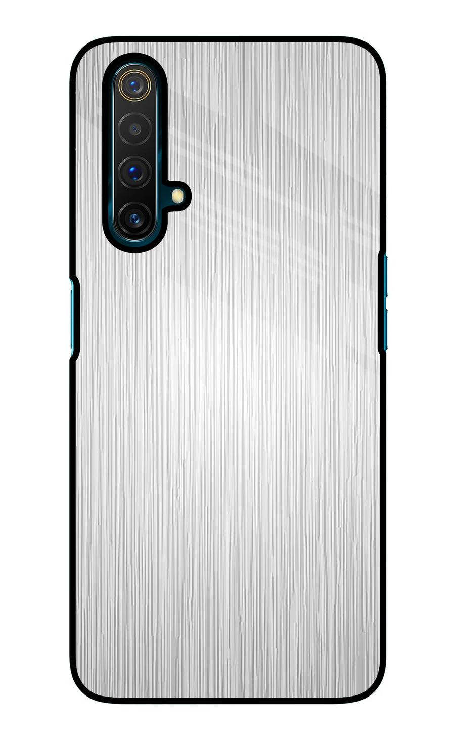 Wooden Grey Texture Realme X3 Back Cover, Glass case