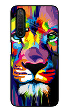Lion Realme X3 Glass Case