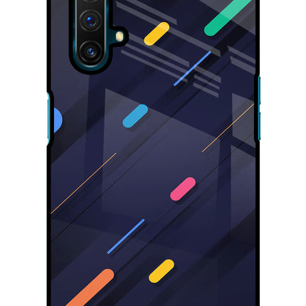 Abstract Design Realme X3 Glass Case