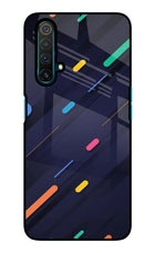 Abstract Design Realme X3 Glass Case