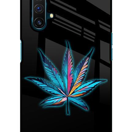 Weed Realme X3 Glass Case