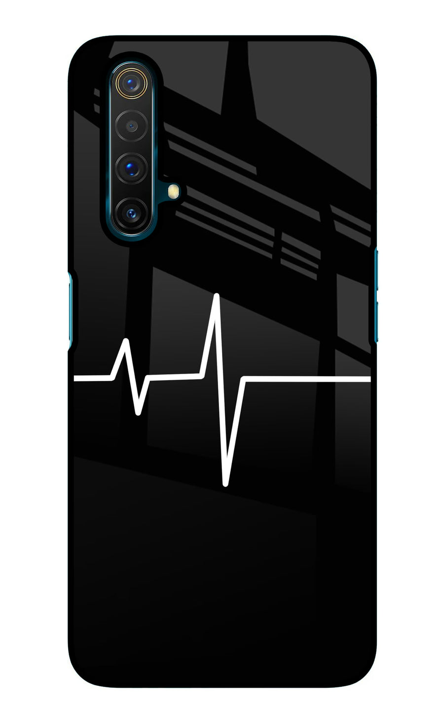 Heart Beats Realme X3 Back Cover, Glass case