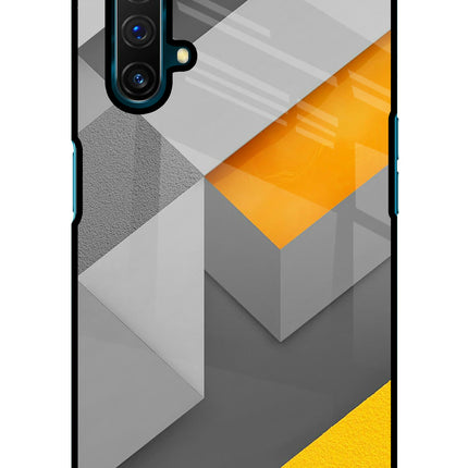 Abstract Realme X3 Glass Case