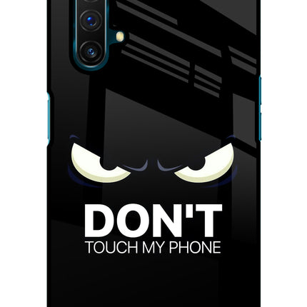 Don'T Touch My Phone Realme X3 Glass Case