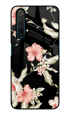 Flowers Realme X3 Glass Case