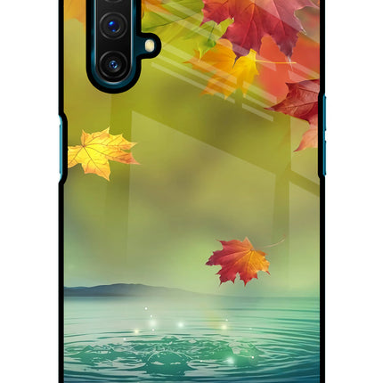 Flowers Realme X3 Glass Case