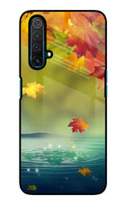 Flowers Realme X3 Glass Case