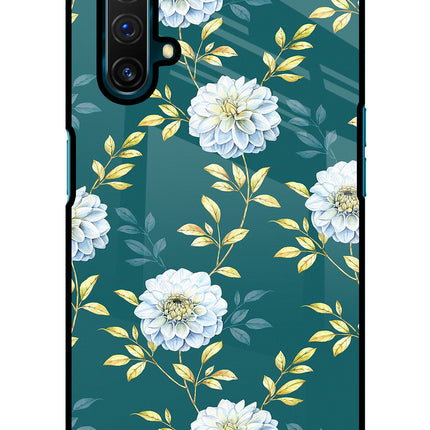 Flowers Realme X3 Glass Case