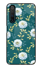 Flowers Realme X3 Glass Case