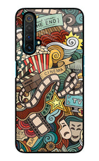 Cinema Abstract Realme X3 Glass Case