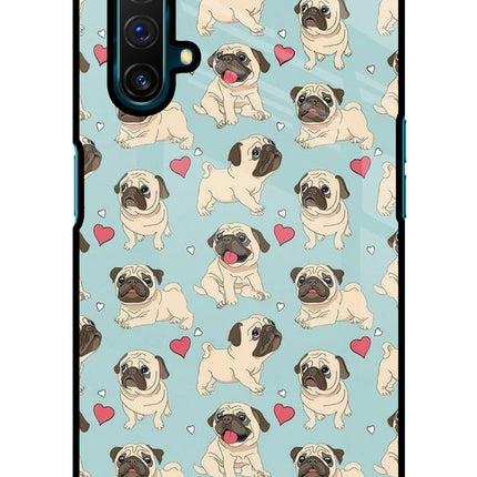 Pug Dog Realme X3 Glass Case