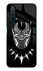 Black Panther Realme X3 Glass Case