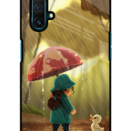 Rainy Day Realme X3 Glass Case