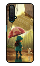 Rainy Day Realme X3 Glass Case