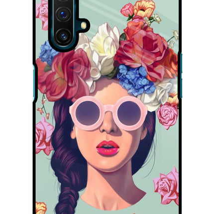 Pretty Girl Realme X3 Glass Case