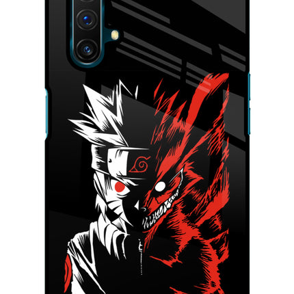 Naruto Two Face Realme X3 Glass Case