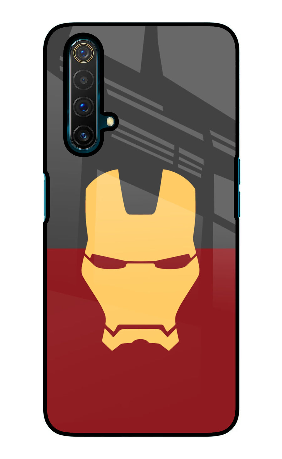 Ironman Realme X3 Back Cover, Glass case