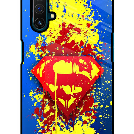 Superman logo Realme X3 Glass Case