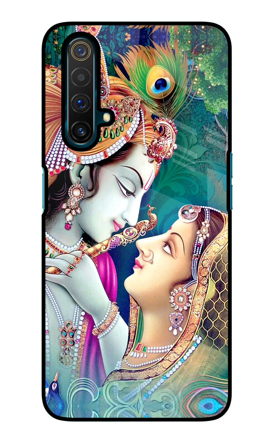 Lord Radha Krishna Realme X3 Back Cover, Glass case