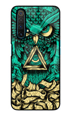 Green Owl Realme X3 Glass Case