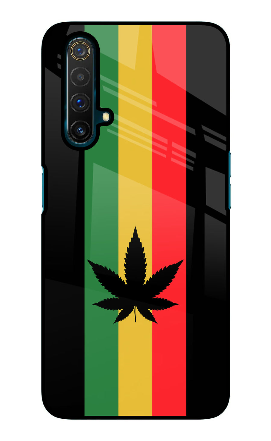 Weed Flag Realme X3 Back Cover, Glass case