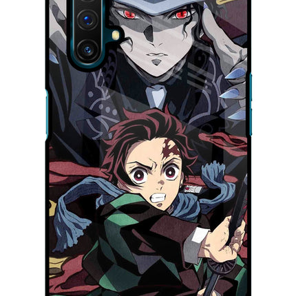 Demon Slayer Realme X3 Glass Case