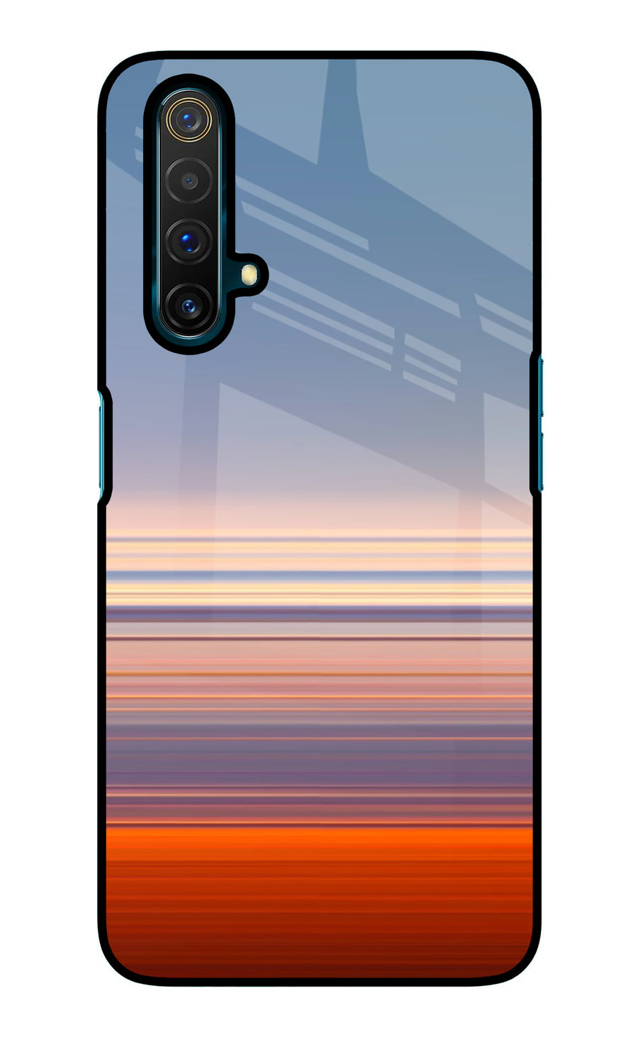 Morning Colors Realme X3 Back Cover, Glass case