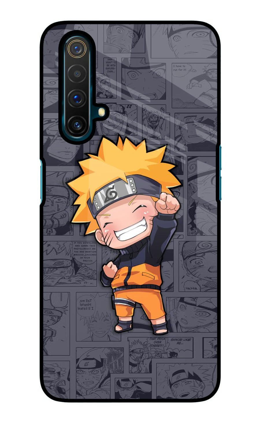Chota Naruto Realme X3 Back Cover, Glass case