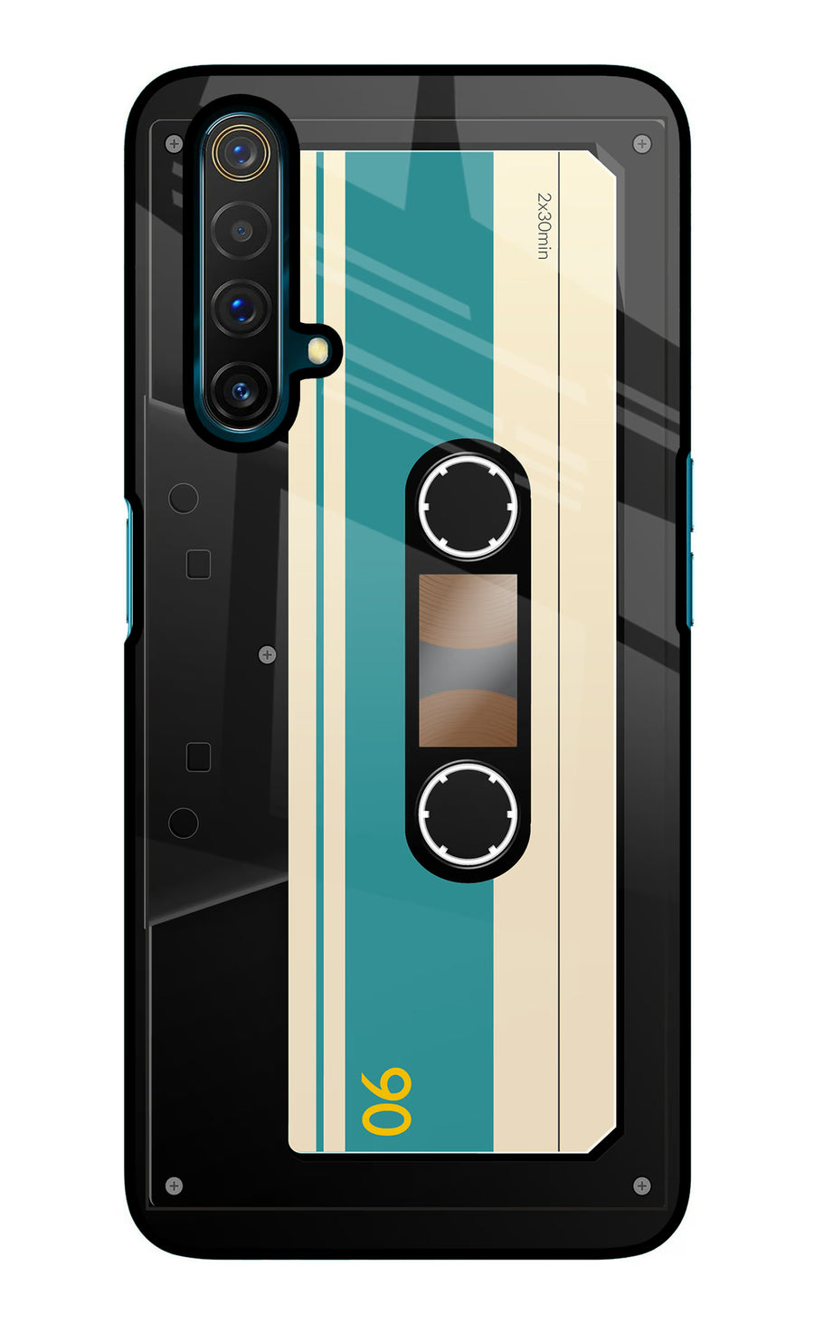 Cassette Realme X3 Back Cover, Glass case
